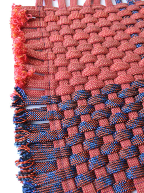 Rope mat #Navy/Orange｜Arts and Climbs