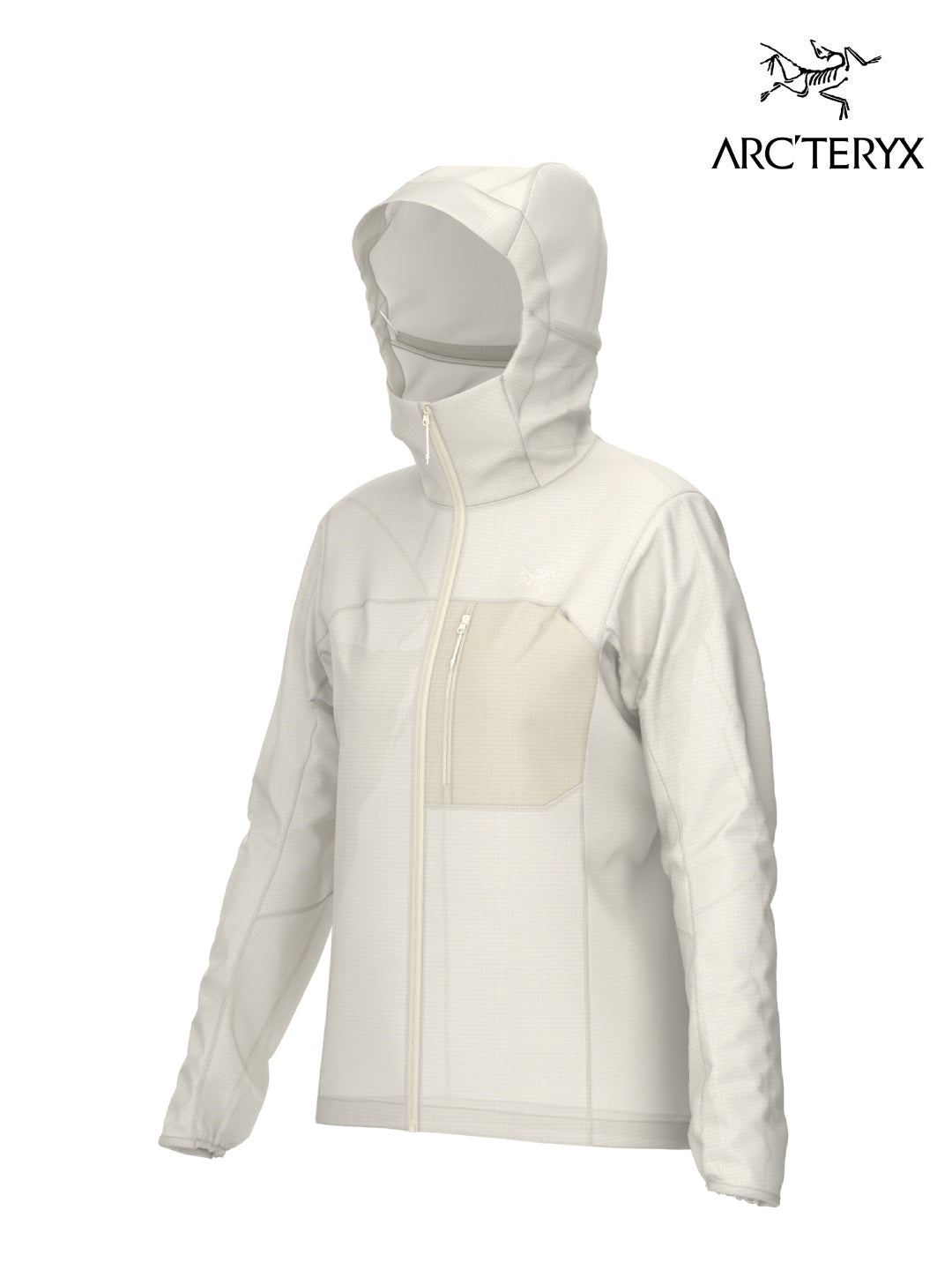 Women's Squamish Hoody #Arctic Silk / Sea Salt [X00001026808]｜ARC'TERYX