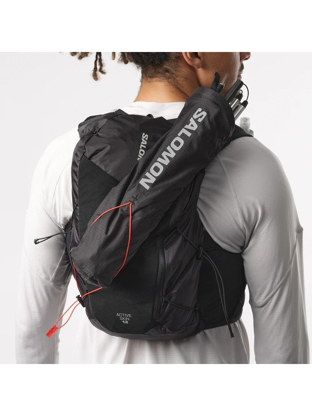 ACTIVE SKIN 12 SET #Black/Metal [LC2177400]｜SALOMON