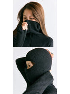 WUNDERWEAR HALF ZIP HOODIE #Black [BW0505]｜BRING