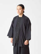 ノラギ 綾織り（紋付き） #スミイロ [41053]｜AXESQUIN