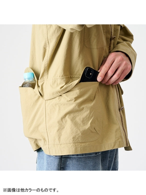 ヴィンテージナイロンのカバーオール #アオニビ [021104]｜AXESQUIN