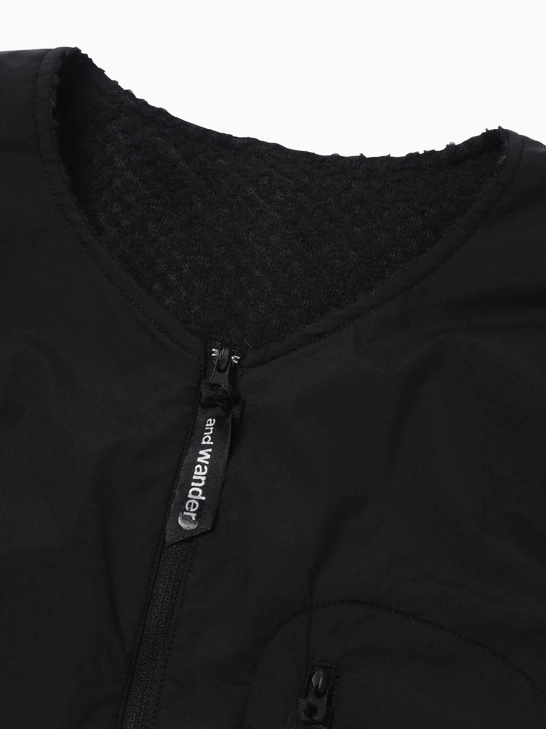 【Women】air fleece vest #Black [6241020]｜and wander
