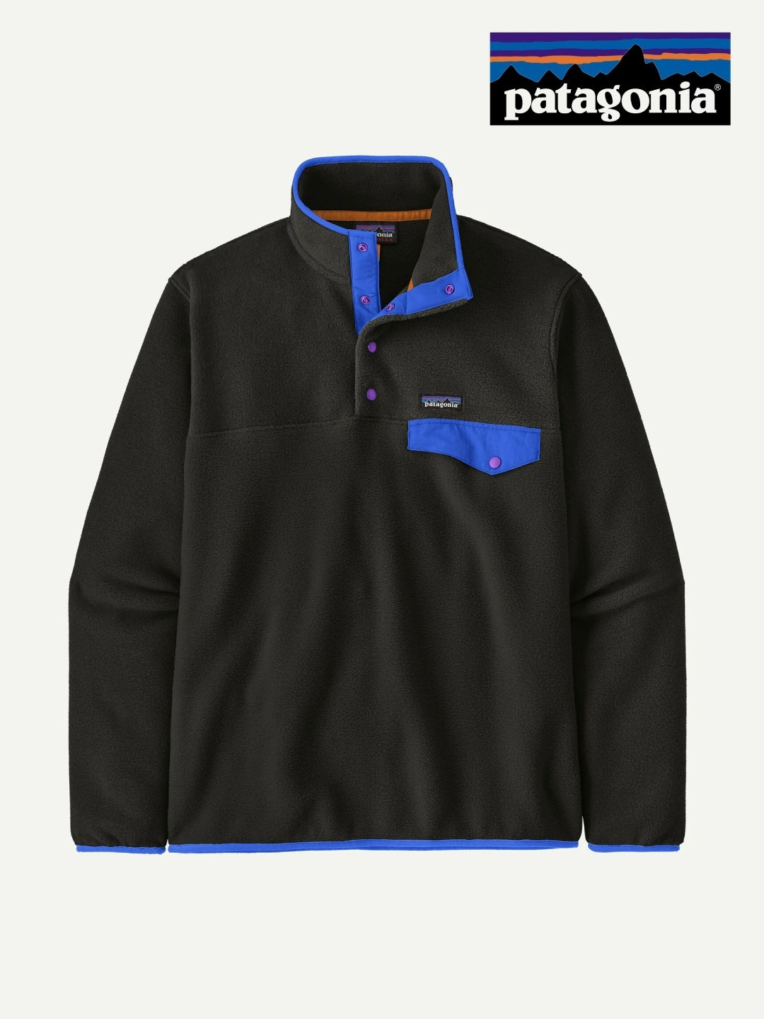 【Men】Men's LW Synchilla Snap-T Pullover #BLKP [25551]｜patagonia