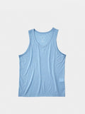 男士100%美利奴羊毛轻薄背心 #浅蓝色 | Yama to Michi