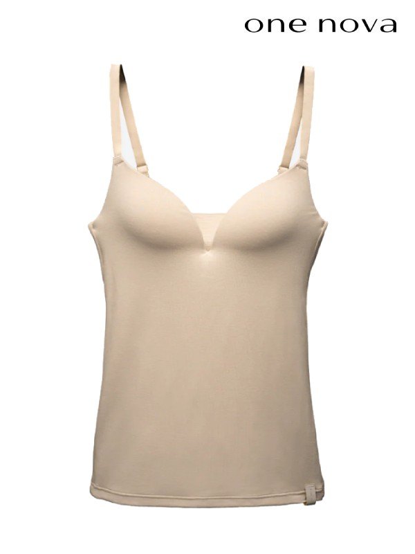 3D Wireless Bra Camisole #Sand [NV24020]｜one nova
