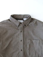 HIKE&BIKE CAVE CORDUROY BIG SHIRT #17GRY [PS232008]｜PAPERSKY WEAR