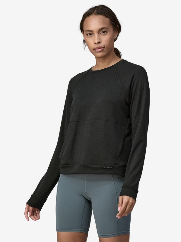 Women's L/S Capilene Thermal Crew #BLK [43585]｜patagonia