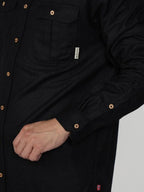 ReBorn Wool Shirt Men's #Dark Grey Melange [106310]｜ACLIMA