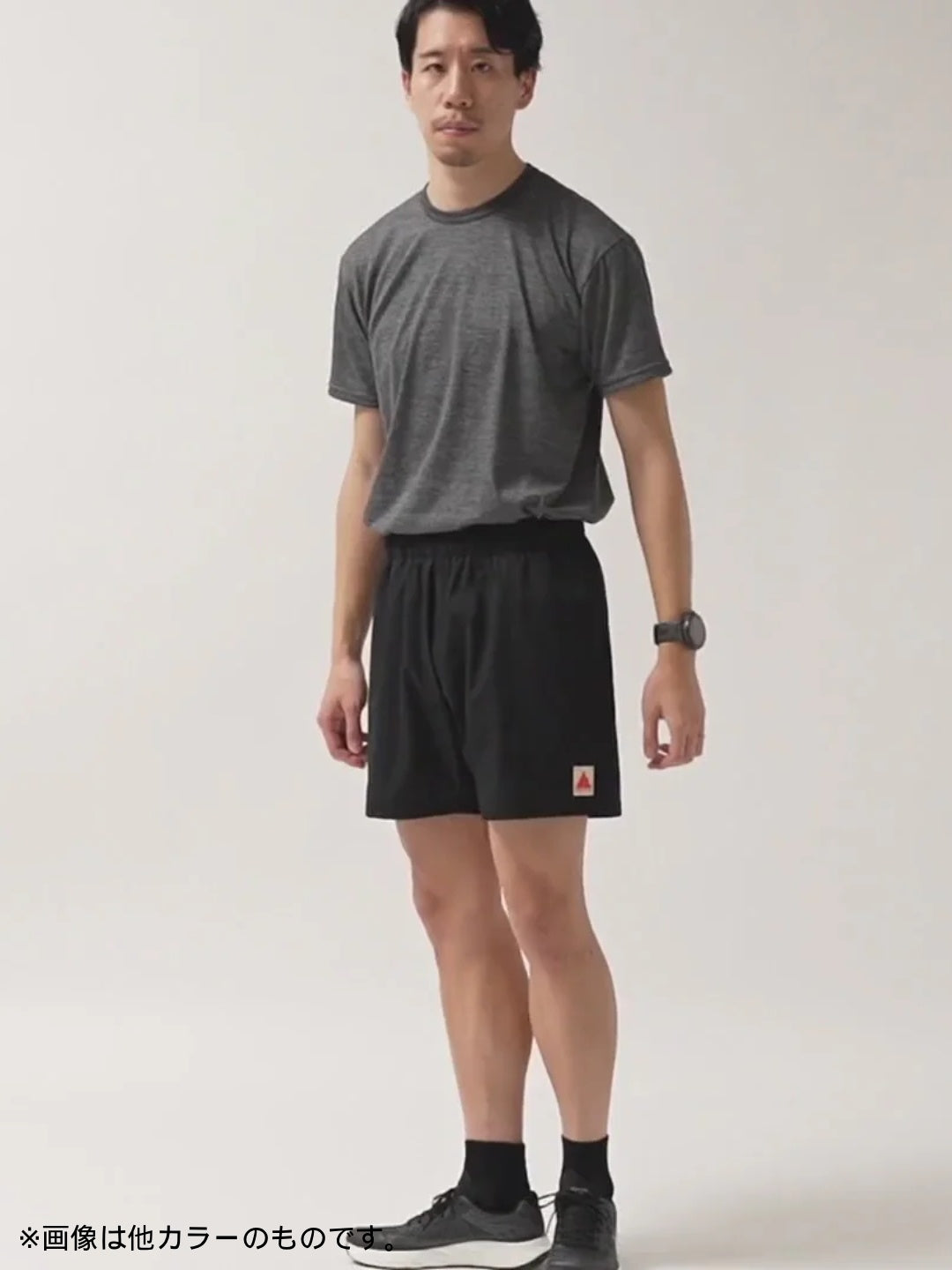 Sugarcane Shorts #Volcanic Gray｜HERENESS