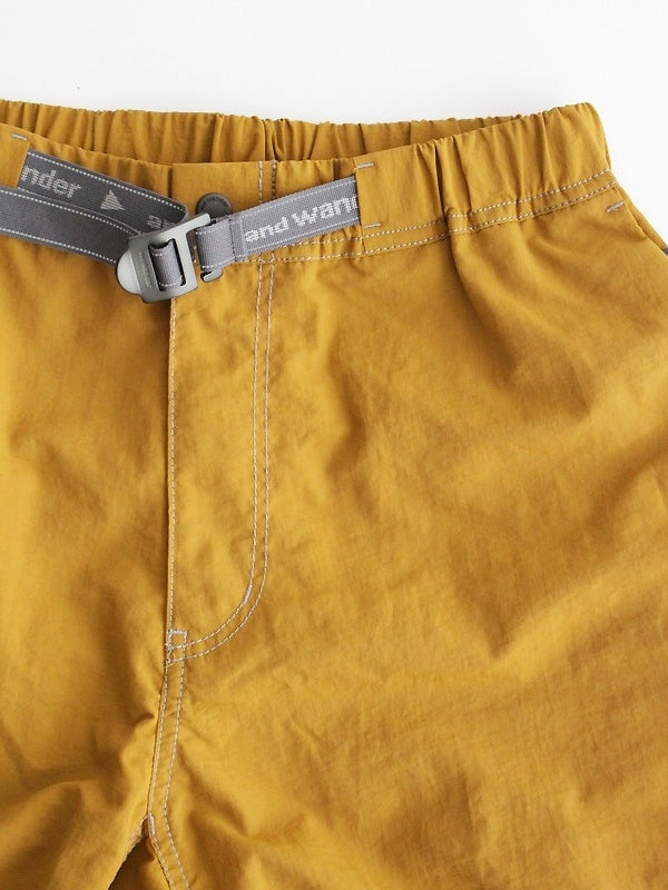 Women's Ny taffeta hiker pants #060/yellow [4152139]｜and wander
