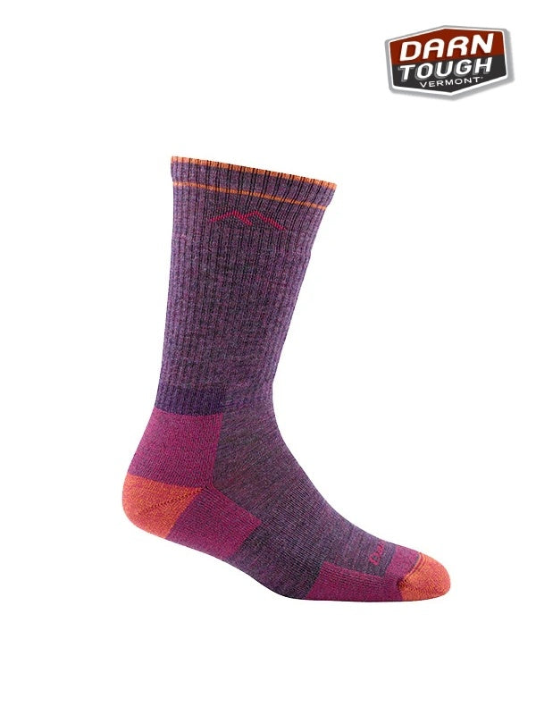 Women's ハイカー ブーツソック ミッドウェイト クッション #Plum Heather [19441907004003]｜DARN TOUGH