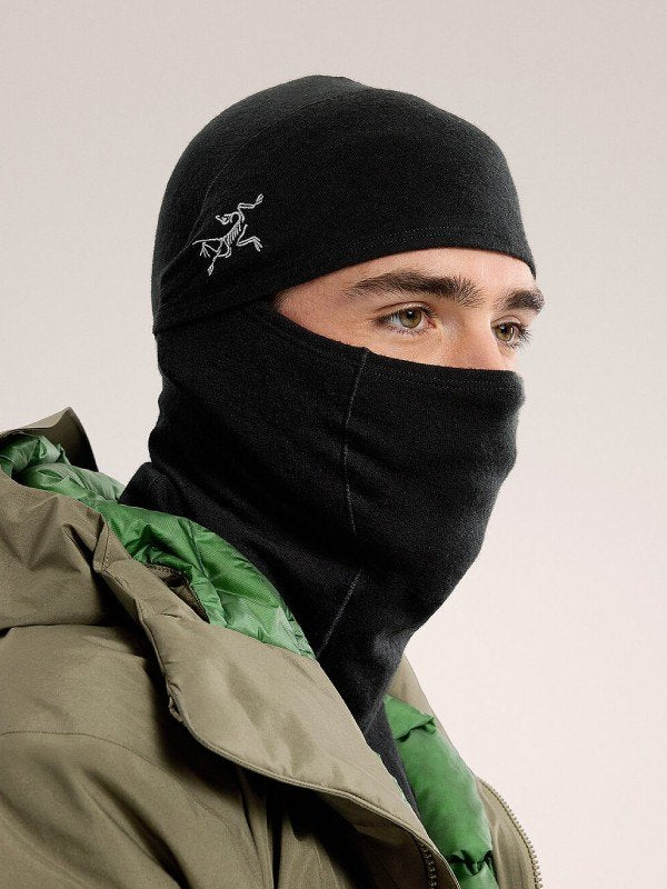 Rho Lightweight Wool Balaclava #Black [L07982500]｜ARC'TERYX