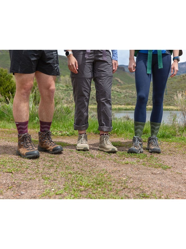 アウトドアMWクルーウール #ガーネット [223670]｜injinji