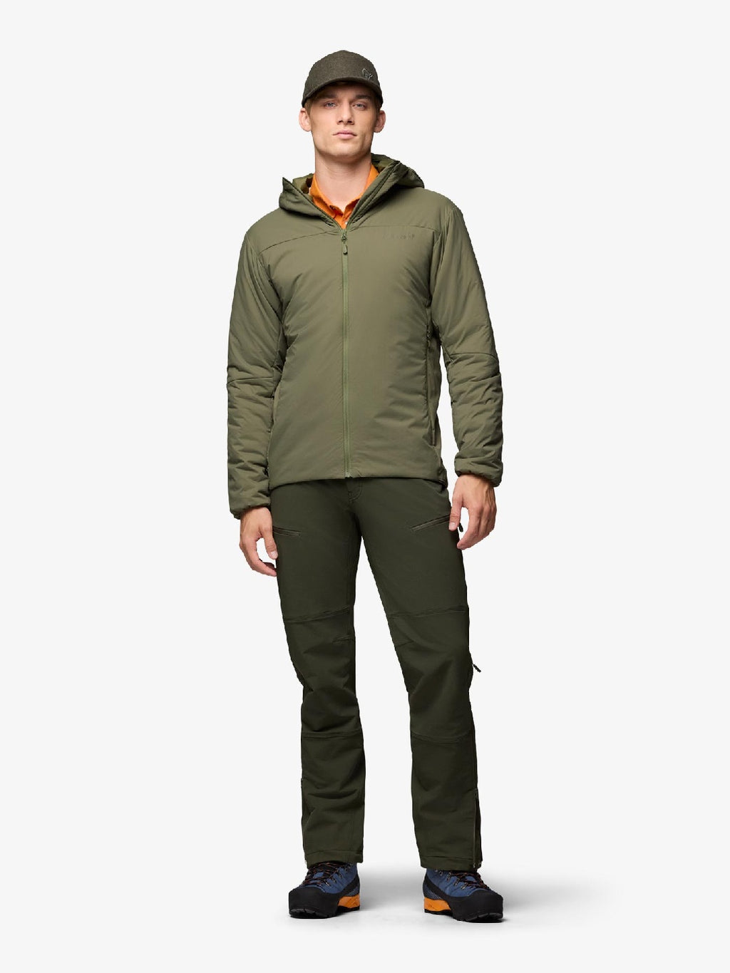 【Men】femund thermo60 Zip Hood #Olive Night [2660-25]｜Norrona