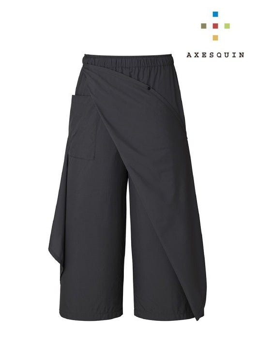 Covered pants #pale blue [042032]｜AXESQUIN