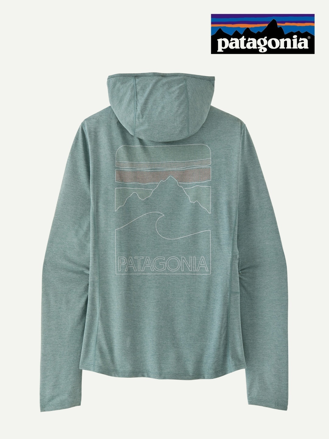 Women's Cap Cool Sun Hoody - Peak Visions #NGBX [44940]｜patagonia