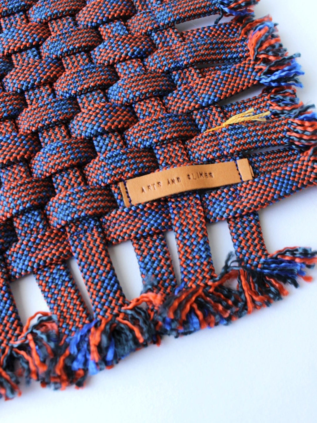 Rope mat #Navy/Orange｜Arts and Climbs