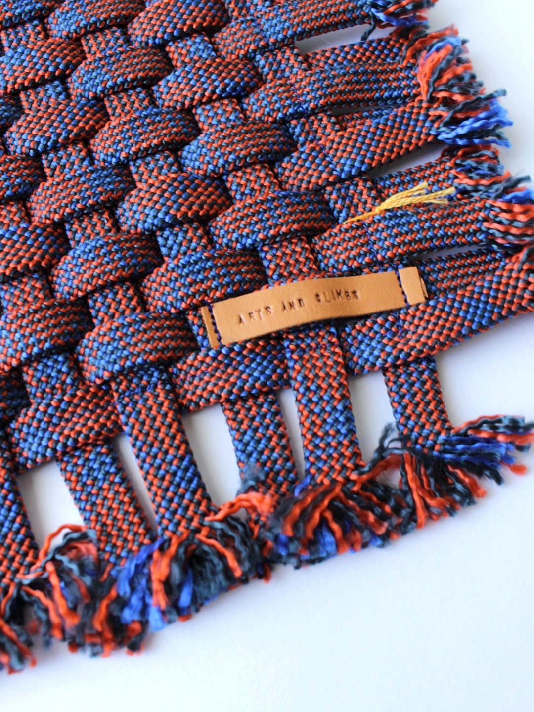 Rope mat #Navy/Orange｜Arts and Climbs