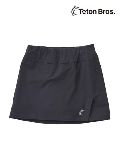 Women's Run Skirt #Black [TB241-530]｜Teton Bros.