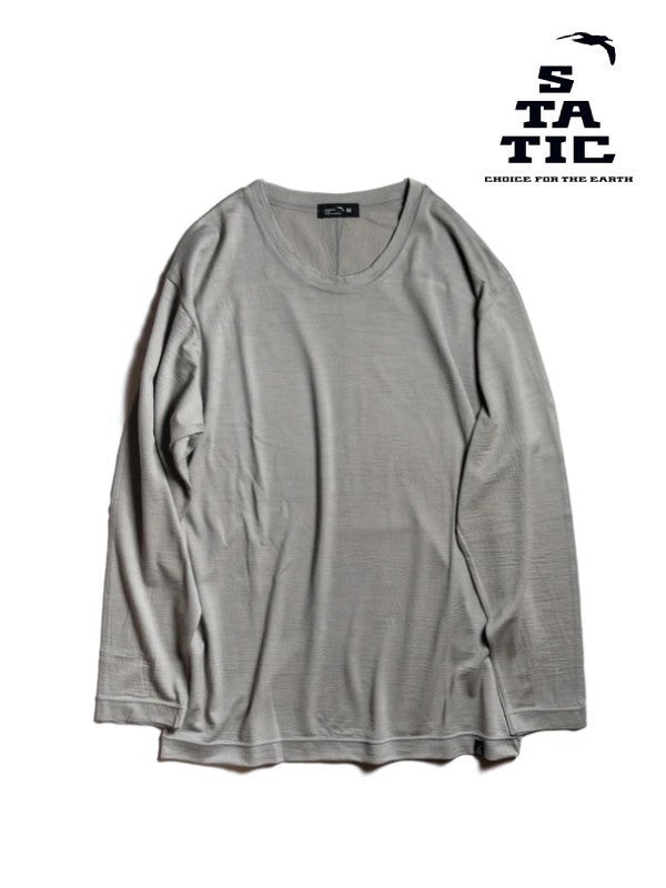 Men's RAW LW L/S Shirts #Cinder [102223]｜STATIC