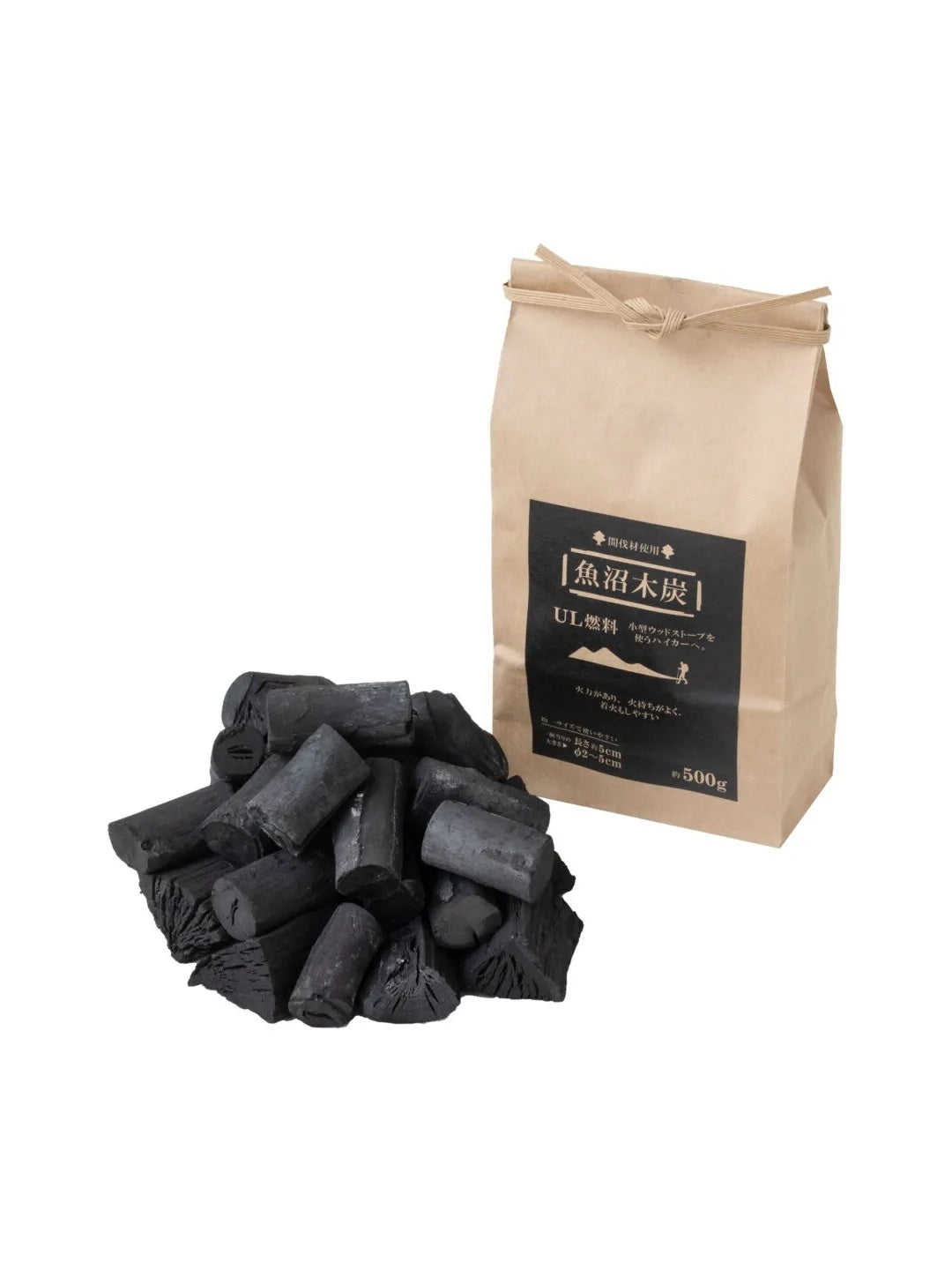 UL燃料 500g  [11301]｜魚沼木炭