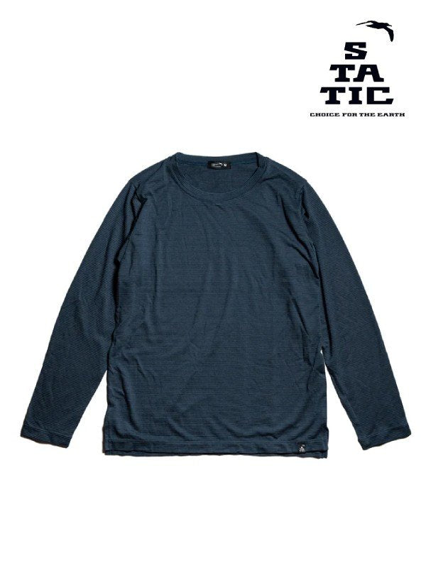 Women's ALL ELEVATION L/S SHIRTS #Ink [100523]｜STATIC