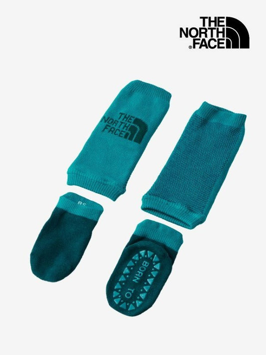 Baby Nuptse Leg Warmer＆Socks Set #A [NNB82410]｜THE NORTH FACE