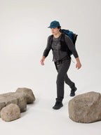 Cormac Logo LS M #Black Heather / Solitude [X00000845202]｜ARC'TERYX