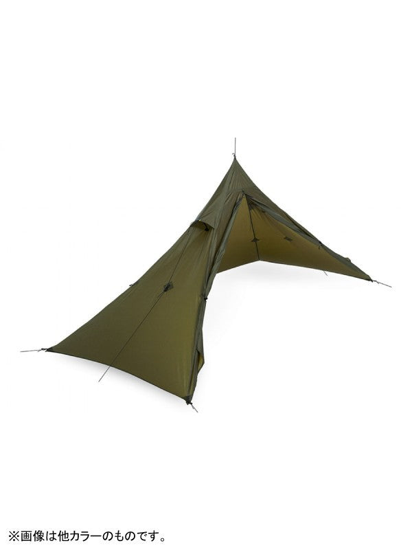 PYRAOMM SOLO TARP #Gray [pyra solo grey]｜LITEWAY – moderate
