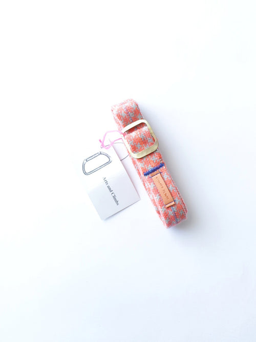 Rope belt(真鍮） #Orange｜Arts and Climbs
