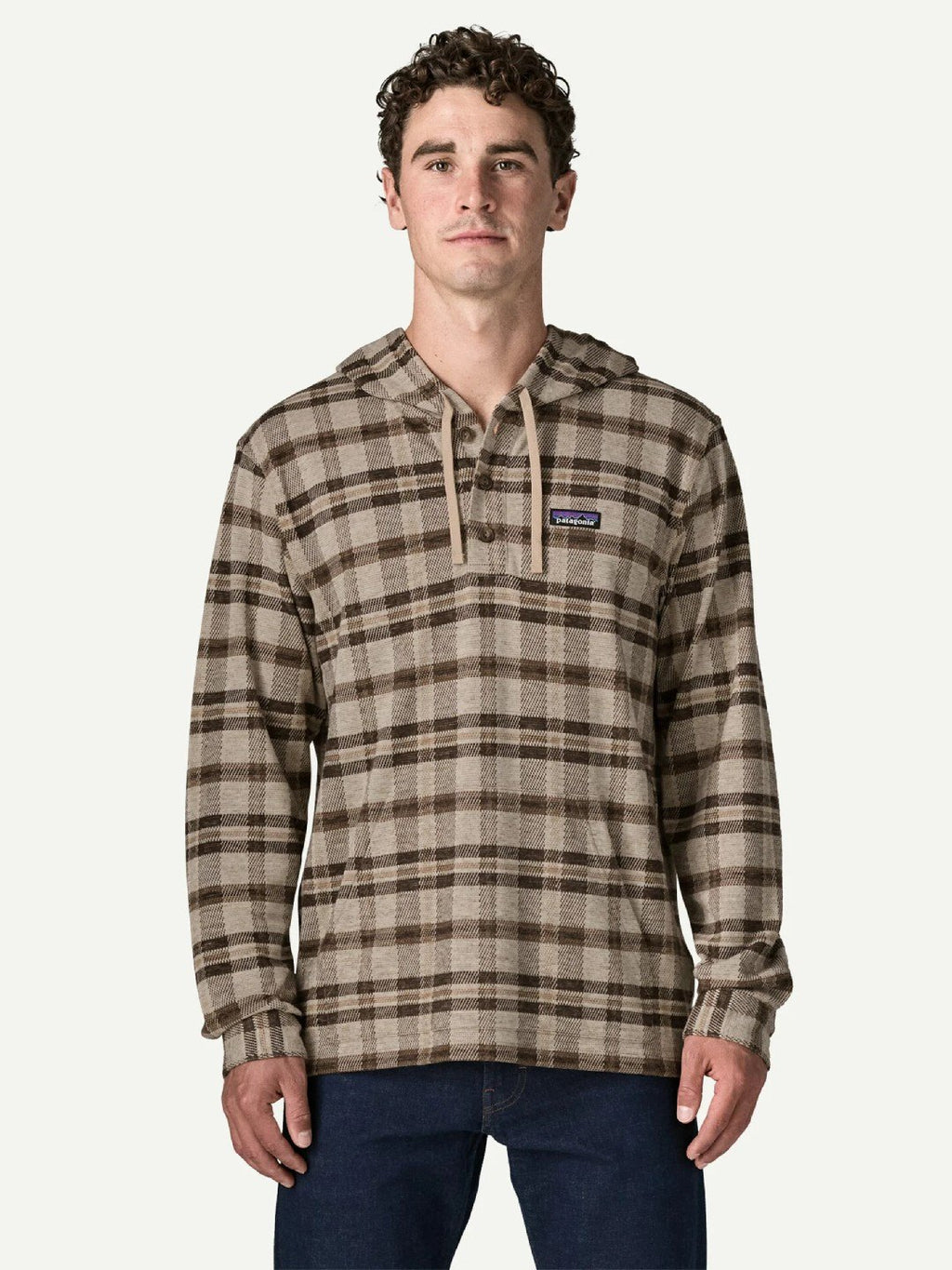 【Men】Men's Stretch Fjord Flannel P/O Hoody #FRTN [42450]｜patagonia