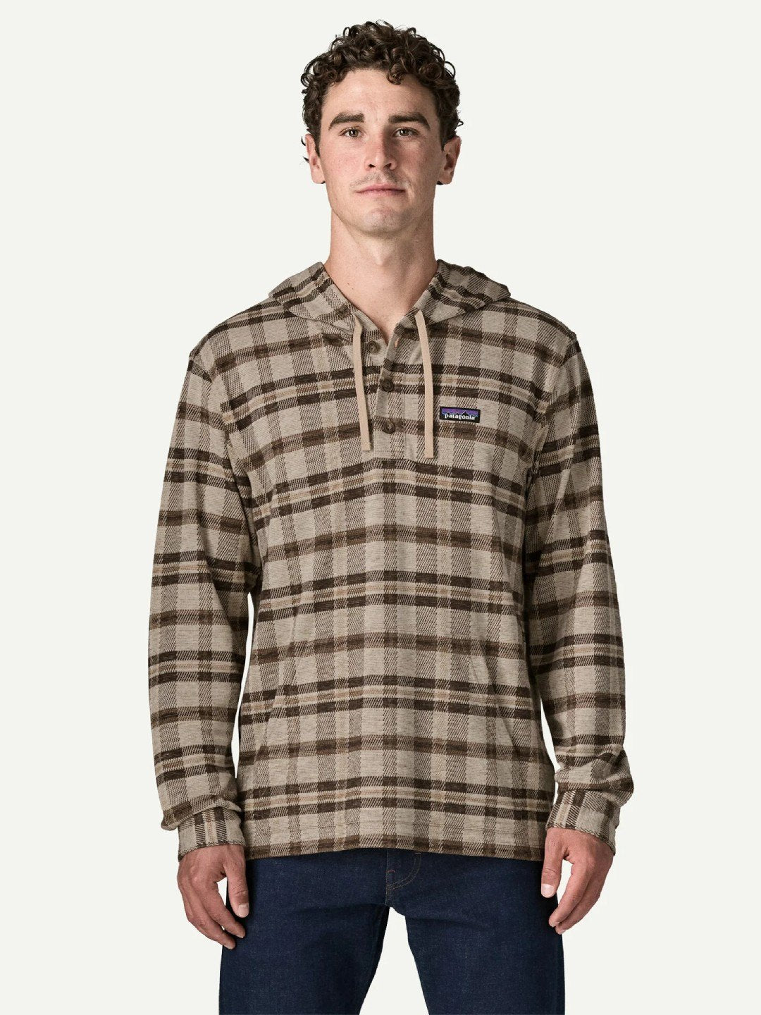【Men】Men's Stretch Fjord Flannel P/O Hoody #FRTN [42450]｜patagonia