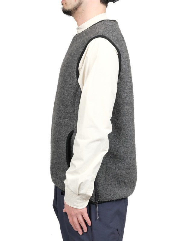 パイルモッサーのベスト #ケシズミイロ [021084]｜AXESQUIN – moderate