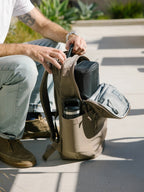 CIVIC HALF ZIP 22L #Fossil Brown [CHZ22]｜EVERGOODS