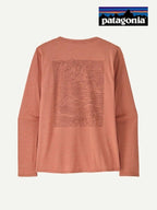 Woman's L/S Cap Cool Daily Graphic Shirt #SMTX [45205]｜patagonia