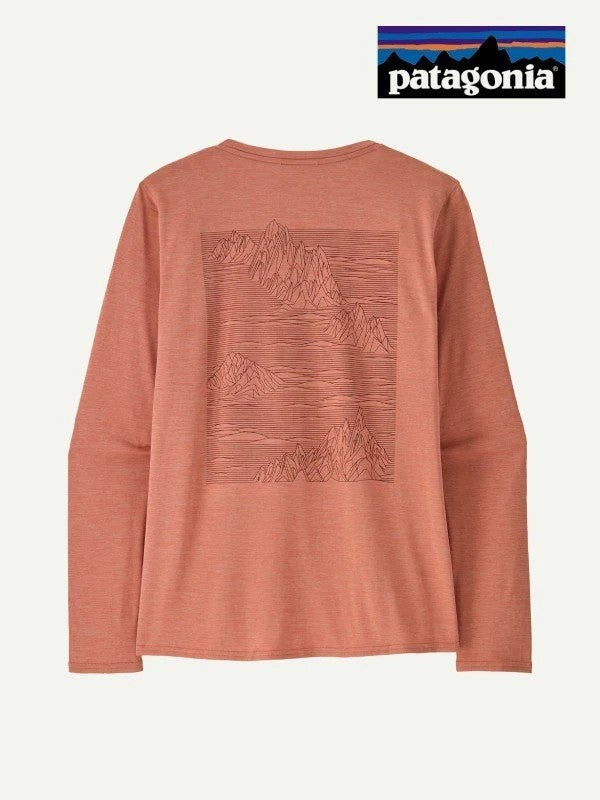 Woman's L/S Cap Cool Daily Graphic Shirt #SMTX [45205]｜patagonia