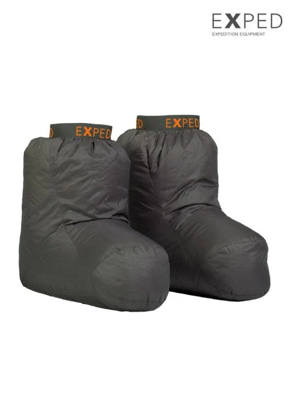 Down Sock #チャコール [394110]｜EXPED