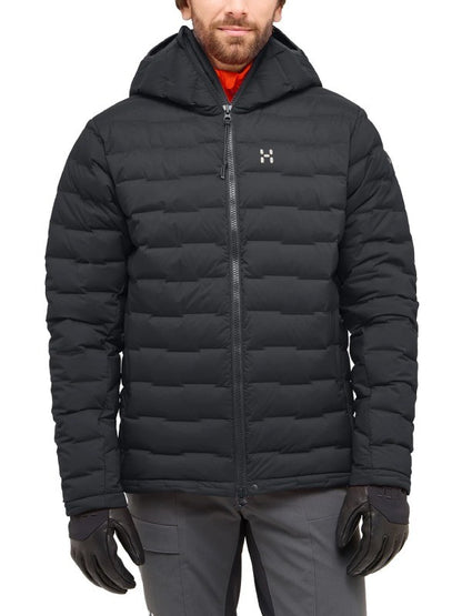 Spitz Down Hood Men #True Black [607459]｜HAGLOFS