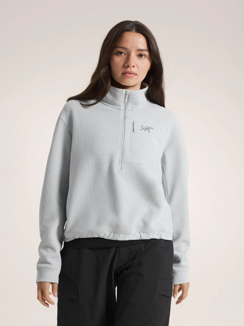 【Women】Women's Olera Zip Neck W #Solitude [X00001092802]｜ARC'TERYX