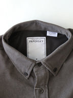HIKE&BIKE CAVE CORDUROY BIG SHIRT #17GRY [PS232008]｜PAPERSKY WEAR