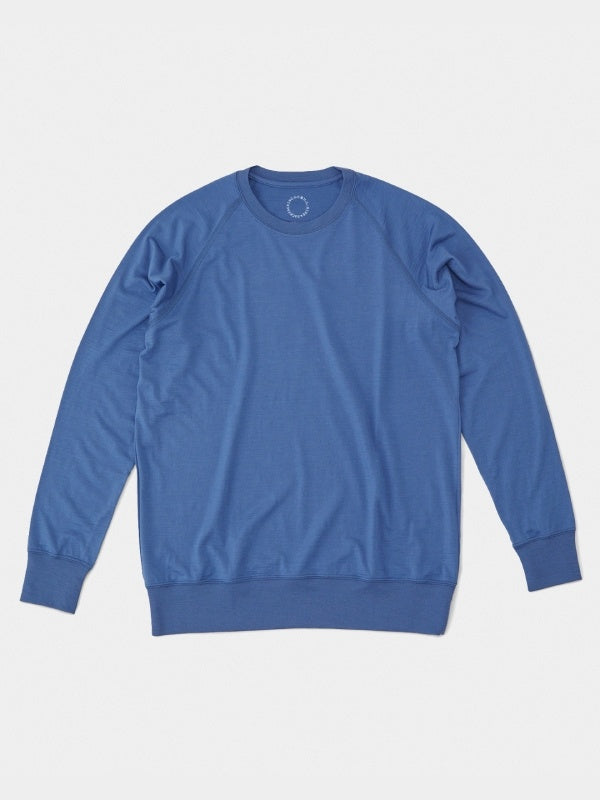 100% Merino Pullover #Jay Blue｜山と道