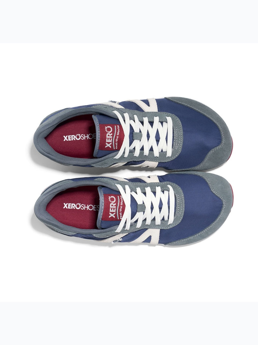 【Men】ウィン ナイロン #ブルー/グレイ/レッド [WYNM-BUGR]｜XERO SHOES