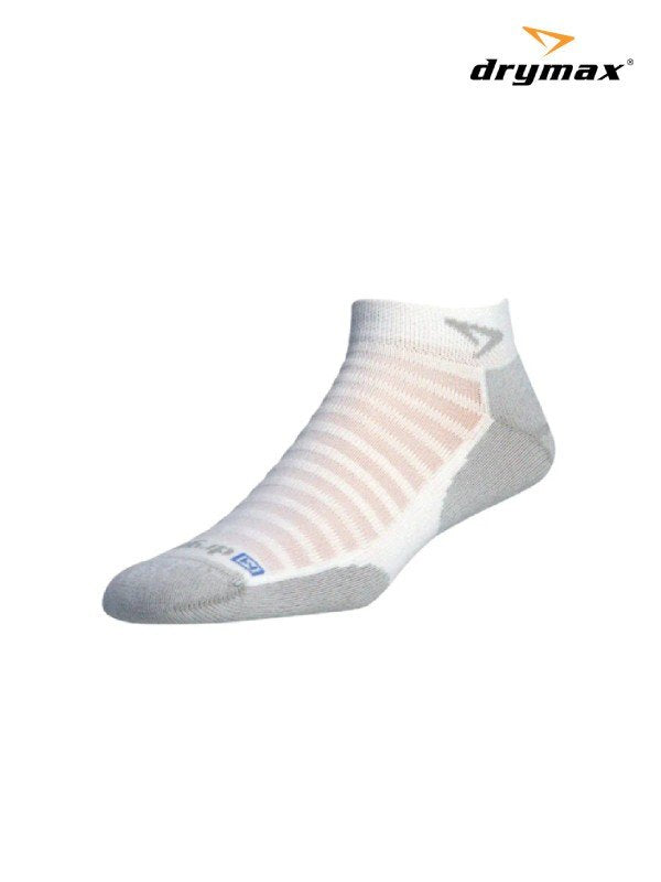 Running Lite-Mesh Mini Crew #White/Gray [DRY233-002000-WHT004]｜DRYMAX
