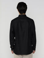 ReBorn Wool Shirt Men's #Dark Grey Melange [106310]｜ACLIMA