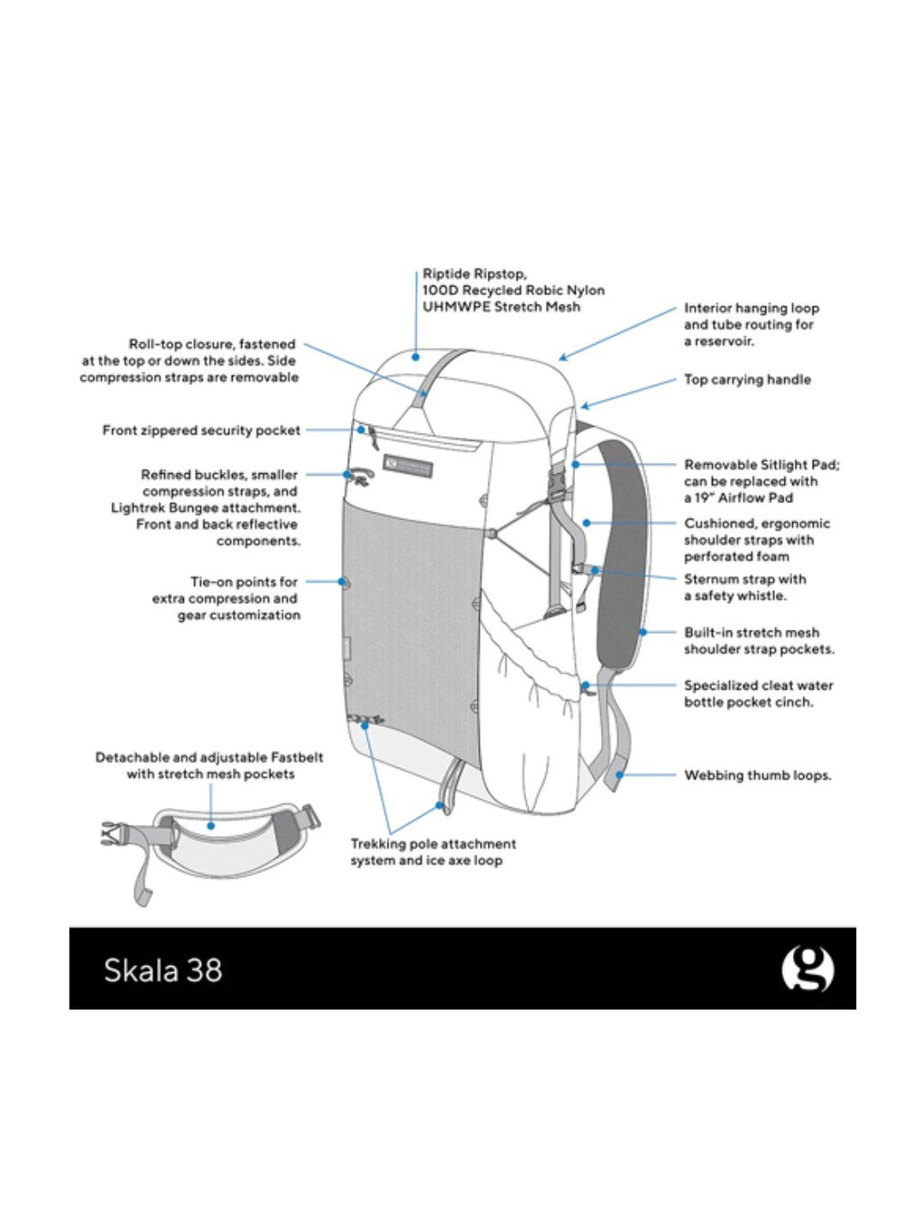 Type II Skala 38 #Beige [GSCU0096-211]｜GOSSAMER GEAR
