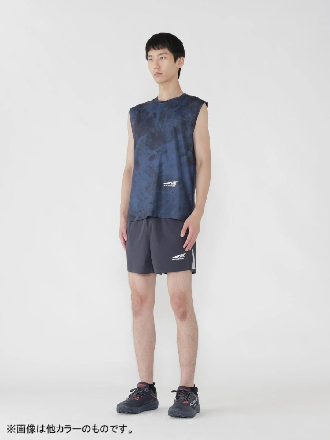 Altra×and wander graphic tank top #beige/040 [6164504]｜and wander