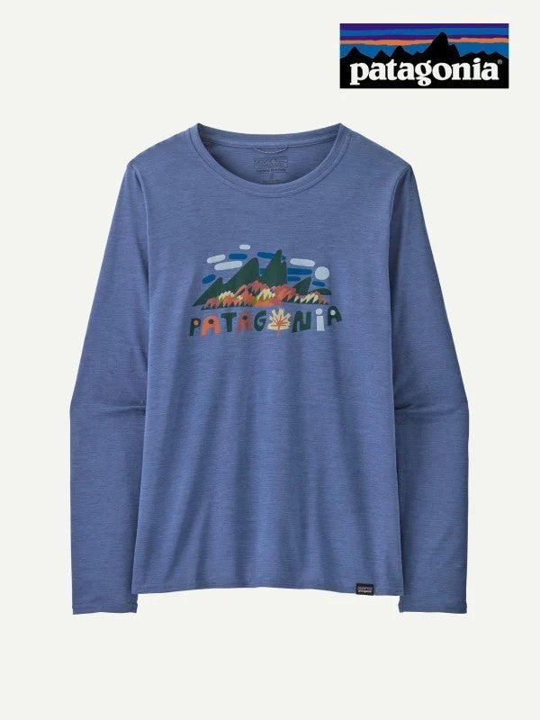 Woman's L/S Cap Cool Daily Graphic Shirt #FFCX [45205]｜patagonia
