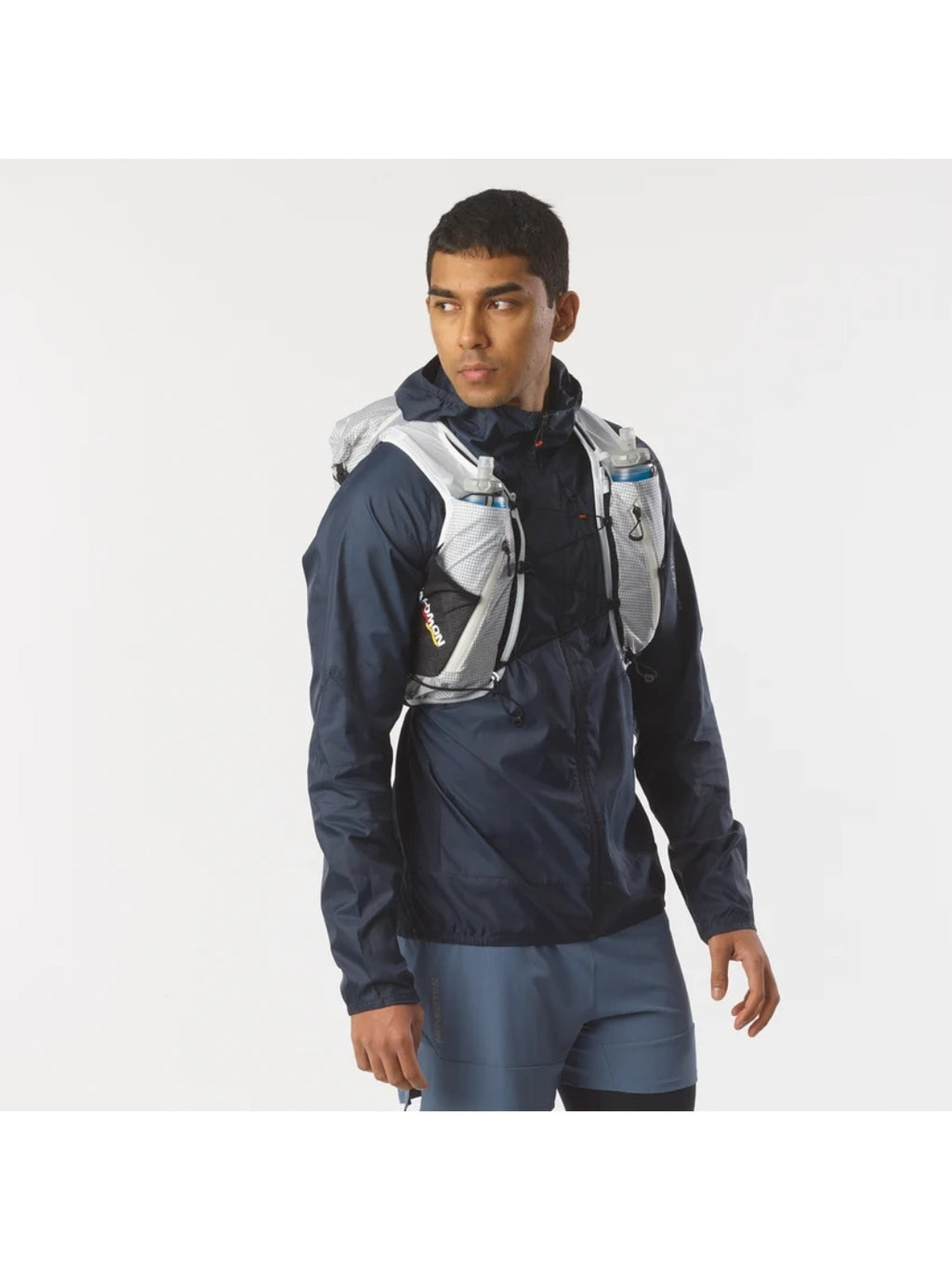 ADV SKIN CROSS SEASON RACE FLAG #WHITE/BLACK [LC2091900]｜SALOMON