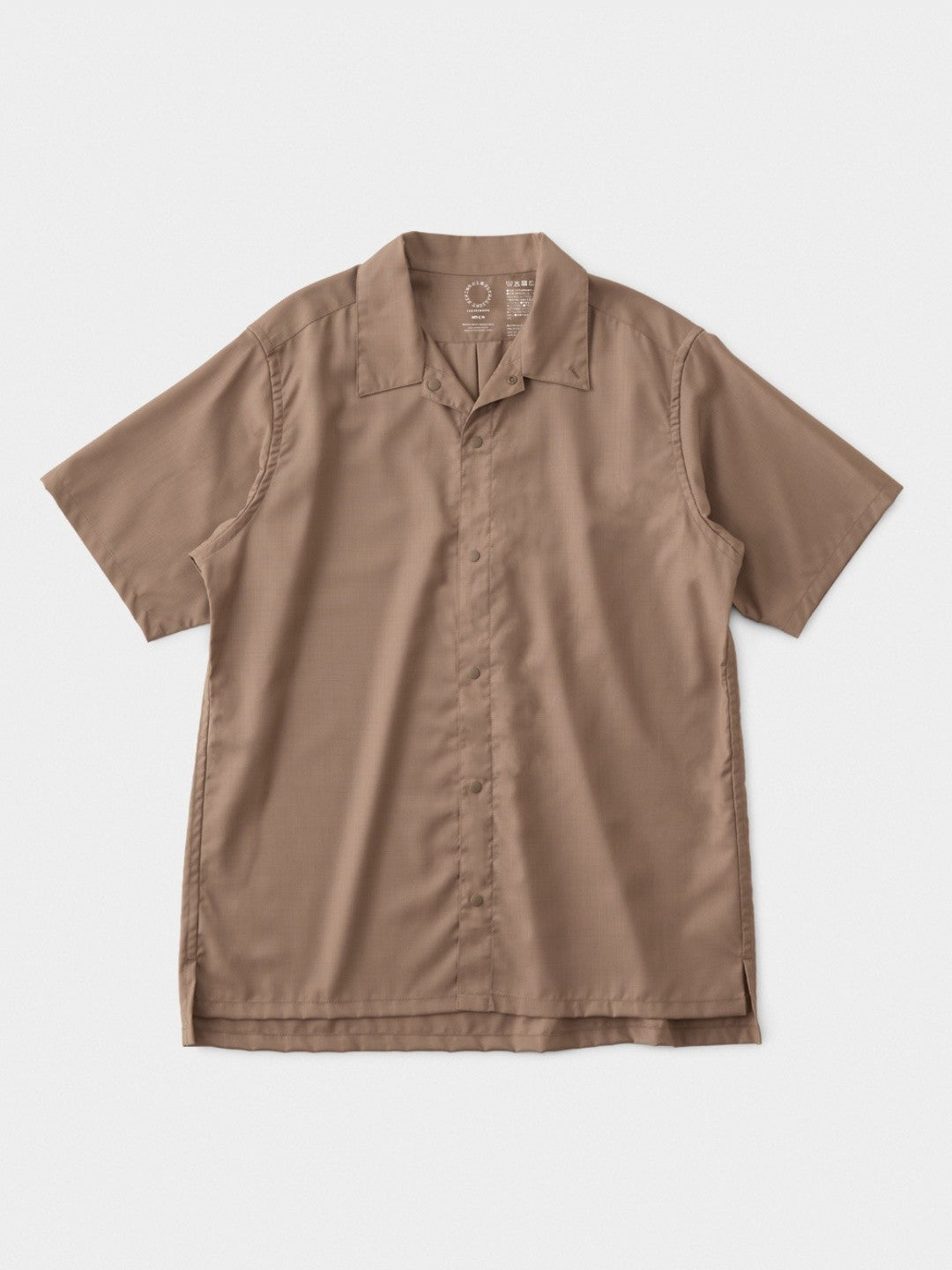 Men's Merino Short Sleeve Shirt #Blue Gingham｜山と道 – moderate